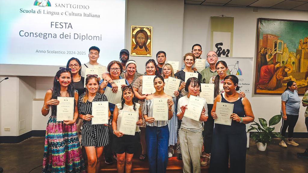 Consegnati a Roma 2.223 nuovi diplomi della Scuola di Lingua e Cultura Italiana di Sant'Egidio