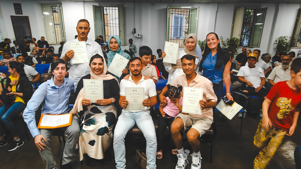 Consegnati a Roma 2.223 nuovi diplomi della Scuola di Lingua e Cultura Italiana di Sant'Egidio