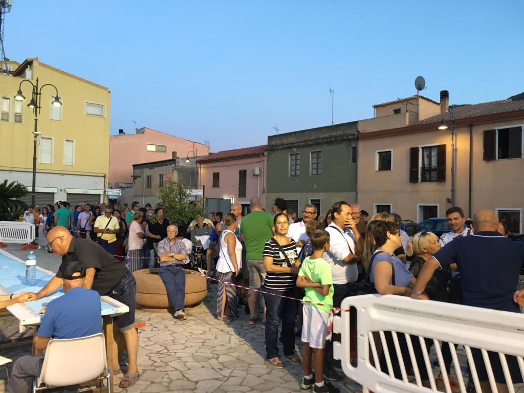 Festa in piazza con Sant'Egidio a Muravera in Sardegna
