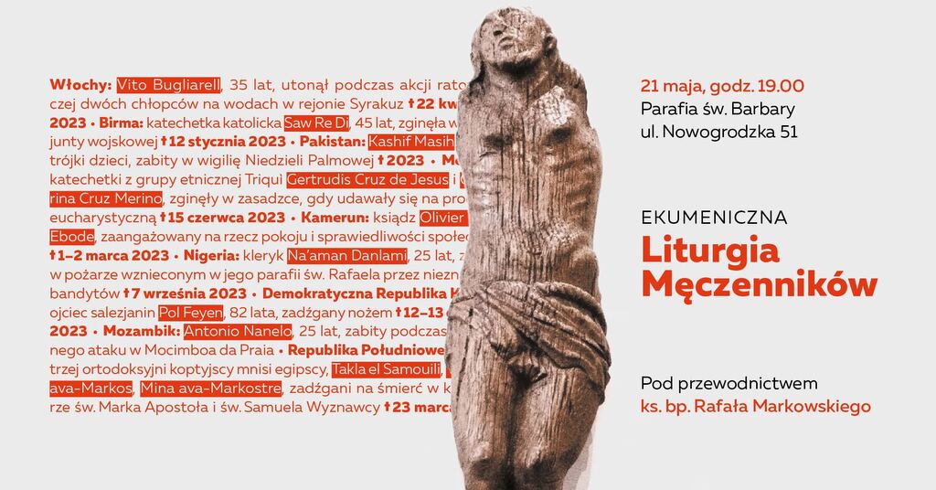 Zwykli ludzie, którzy wybrali niezwykłą drogę - Ekumeniczna Liturgia Męczenników