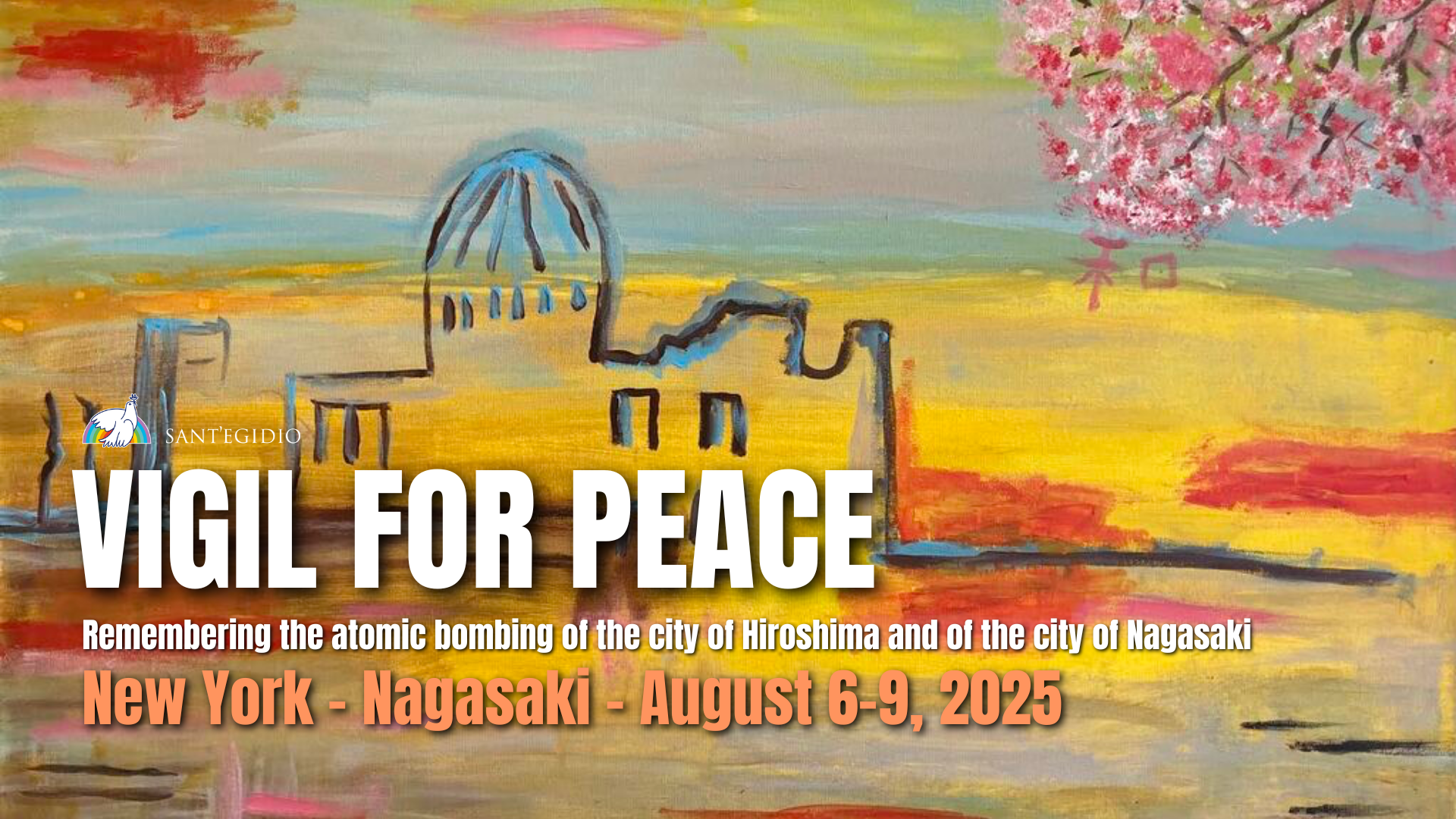 Veillée pour la Paix 2025 : 80e anniversaire en mémoire des victimes des bombardements atomiques d'Hiroshima et de Nagasaki