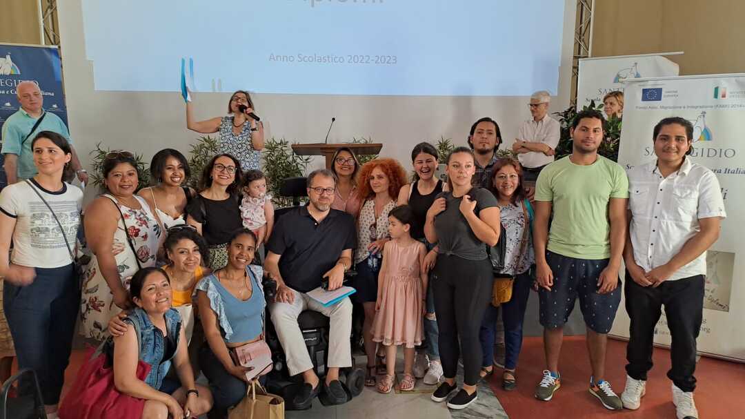 Roma: La consegna dei diplomi della scuola di lingua e cultura italiana di Sant'Egidio