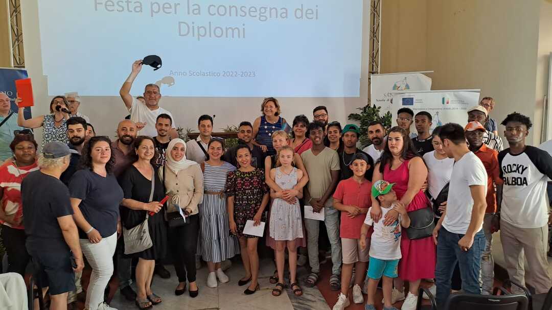 Roma: La consegna dei diplomi della scuola di lingua e cultura italiana di Sant'Egidio