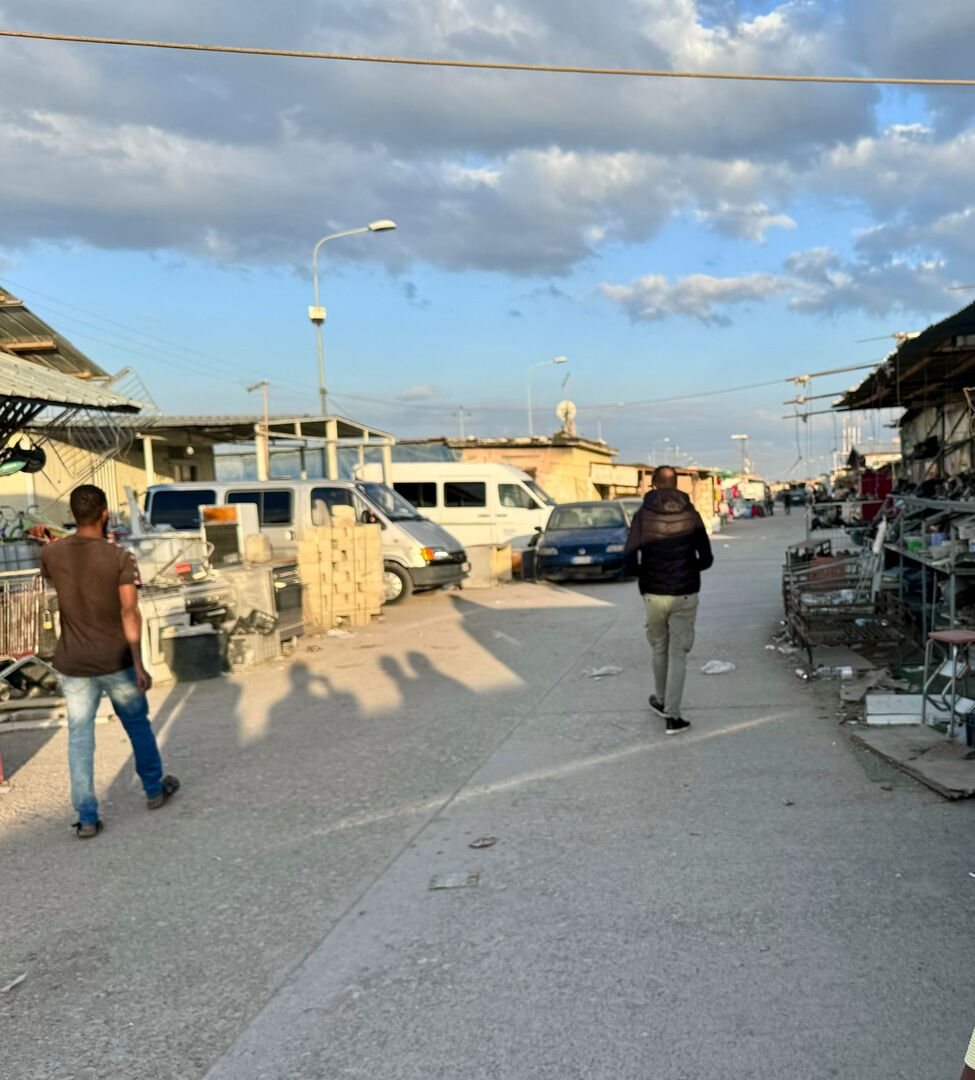Una delegazione di Sant'Egidio nella baraccopoli di Borgo Mezzanone