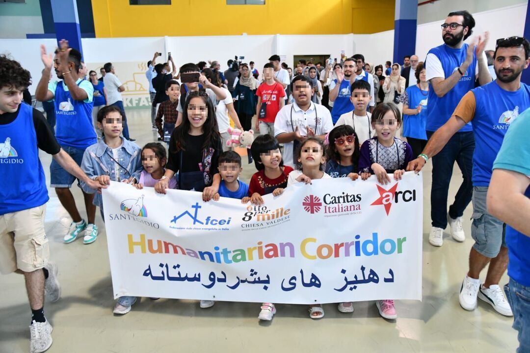 Arrivo di 119 profughi afghani con i corridoi umanitari - Luglio 2025