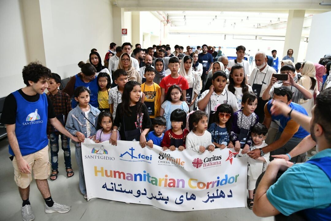 Arrivo di 119 profughi afghani con i corridoi umanitari - Luglio 2025
